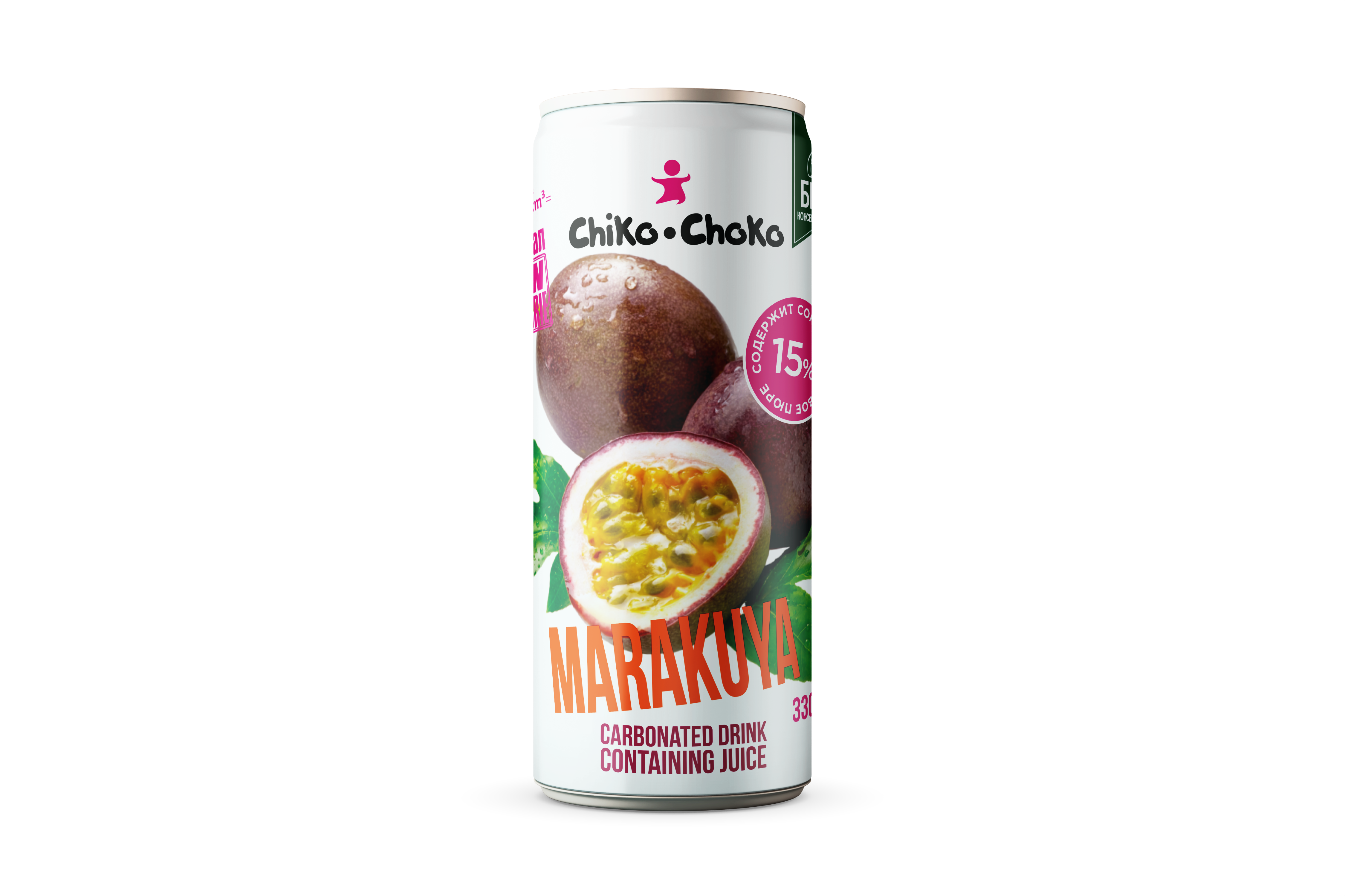 Банка Chiko-Choko, вкус Маракуйя